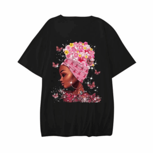 Ladies Short Sleeve T-shirt - Black Girl Magic Design