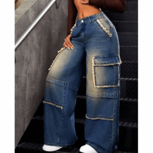 Boyfriend Cargo Jean For Ladies