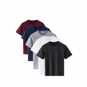 5 In 1 Round Neck Plain Polo
